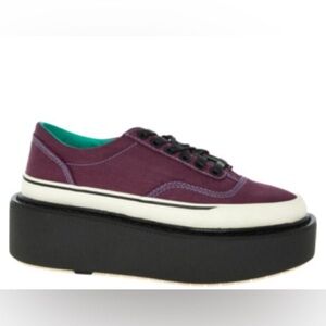 Diesel Scirocco Platform Sneakers Shoes Henrietta Purple Maroon Creeper